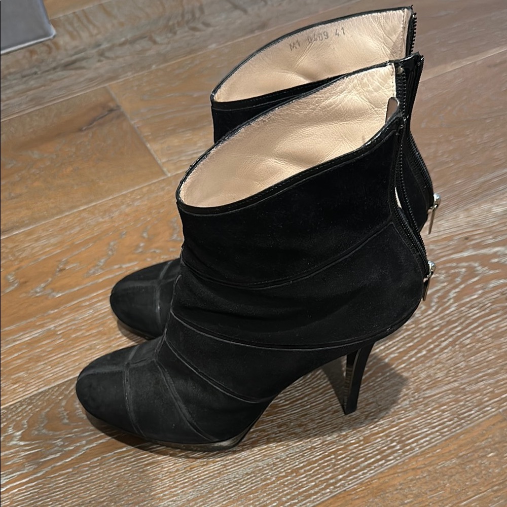 DIOR, Elegant Black Women's Ankle Boots